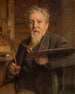 Le peintre Jan David Col - Pierre Jean Van der Ouderaa — vy av konstverket
