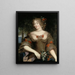 Françoise-Marguerite de Sévigné grevinna de Grignan 1648 1705 - Pierre Mignard — inramlat konstverk på väggen