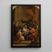 La Circoncision - Pierre Mignard — inramlat konstverk på väggen
