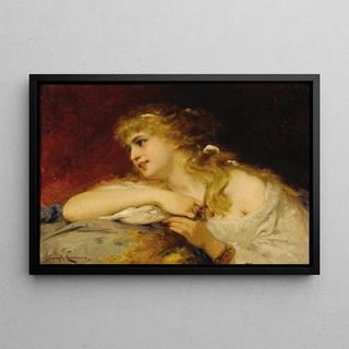 Pierre Olivier Joseph Coomans - Portrait of a Woman.webp