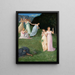 La Mort et les Jeunes Filles - Pierre Puvis de Chavannes — inramlat konstverk på väggen