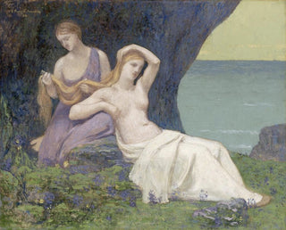 i ljung - Pierre Puvis de Chavannes — vy av konstverket