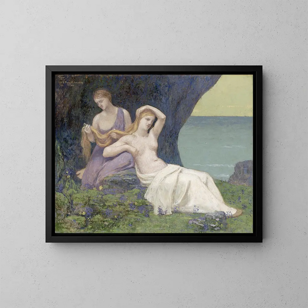 i ljung - Pierre Puvis de Chavannes — inramlat konstverk på väggen