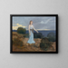La Foi aux Grèves - Pierre Puvis de Chavannes — inramlat konstverk på väggen