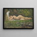 La Source - Pierre Puvis de Chavannes — inramlat konstverk på väggen