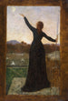 Le Ballon - Pierre Puvis de Chavannes — inramlat konstverk på väggen
