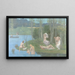 Sommar - Pierre Puvis de Chavannes — inramlat konstverk på väggen