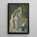 Le Pressoir - Pierre Puvis de Chavannes — inramlat konstverk på väggen