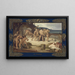 Arbete - Pierre Puvis de Chavannes — inramlat konstverk på väggen