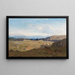 Vue d'un paysage alpin - Pierre Thuillier — inramlat konstverk på väggen
