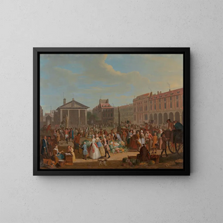 Covent Garden - Pieter Angillis — inramlat konstverk på väggen