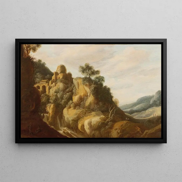 Pieter Anthonisz van Groenewegen - A southern landscape with ruins.webp