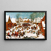 Massacre des Innocents - Pieter Bruegel den äldre — inramlat konstverk på väggen