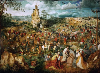 La Procession au Calvaire - Pieter Bruegel den äldre — vy av konstverket