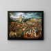 La Procession au Calvaire - Pieter Bruegel den äldre — inramlat konstverk på väggen
