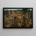 En bymarknad - Pieter Brueghel den yngre — inramlat konstverk på väggen