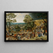 Le Christ portant la croix - Pieter Brueghel le Jeune — inramlat konstverk på väggen