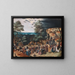 Kristus på vägen till Golgata - Pieter Brueghel den yngre — inramlat konstverk på väggen