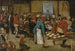 Bröllop Bonde i en lada - Pieter Brueghel den yngre — vy av konstverket