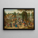 återkomsten från marknaden - Pieter Brueghel den yngre — inramlat konstverk på väggen