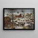 Le Recensement à Bethléem d'après Pieter Brueghel l'Ancien - Pieter Brueghel le Jeune — inramlat konstverk på väggen