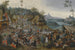 La Kermesse de Saint Georges avec la danse autour du mât de mai - Pieter Brueghel le Jeune — vy av konstverket