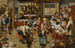 Le Bureau des Avocats du Village - Pieter Brueghel le Jeune — vy av konstverket