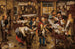 Le bureau des collecteurs d'impôts - Pieter Brueghel le Jeune — vy av konstverket