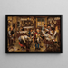 Le bureau des collecteurs d'impôts - Pieter Brueghel le Jeune — inramlat konstverk på väggen