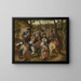 utomhus bröllopsdans - Pieter Brueghel den yngre — inramlat konstverk på väggen
