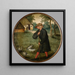 Vem vet varför gässen går barfota - Pieter Brueghel den yngre — inramlat konstverk på väggen