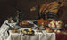 naturtavla med påfågelpaj - Pieter Claesz — vy av konstverket