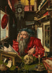 Saint Jérôme i sitt studierum - Pieter Coecke van Aelst — vy av konstverket