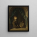 Portrait d'un peintre - Pieter Cornelisz van Egmondt — inramlat konstverk på väggen