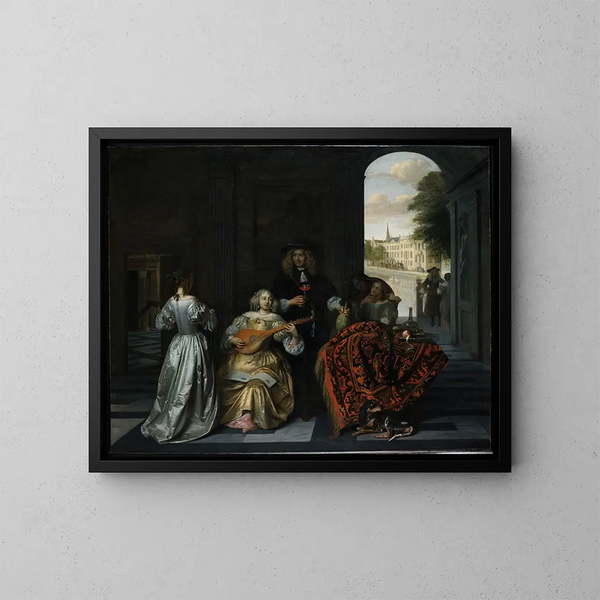 Pieter De Hooch - A Music Party.webp