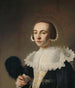 Portrait d'une femme - Pieter Dubordieu — vy av konstverket