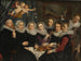 Théodore Schrevelius och hans familj vid bordet - Pieter Fransz de Grebber — vy av konstverket