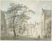 Vy över staden Montfoort - Pieter Jan van Liender — vy av konstverket