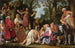 Saint Jean-Baptiste predikar - Pieter Lastman — vy av konstverket