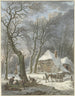 vinterlandskap - Pieter Pietersz. Barbiers — vy av konstverket