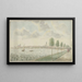 Vue de Kampen du côté de la rivière - Pieter Remmers — inramlat konstverk på väggen
