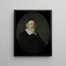 porträtt av Adriaen Besemer, direktör för Rotterdamskammaren i det holländska Ostindiska kompaniet, vald 1642 - Pieter van der Werff — inramlat konstverk på väggen