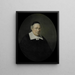 porträtt av Cornelis de Koningh, direktör för Rotterdam-kammaren vid det holländska ostindiska kompaniet, vald 1649 - Pieter van der Werff — inramlat konstverk på väggen