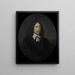 Johan de Vries, direktör för handelskammern i Rotterdam vid det holländska ostindiska kompaniet, vald 1667 - Pieter van der Werff — inramlat konstverk på väggen
