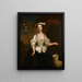Portrait de Marie Barthélemy en bergère - Pieter van Bleeck — inramlat konstverk på väggen