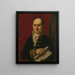 John Quincy Adams - Pieter van Huffel — inramlat konstverk på väggen