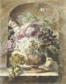 Blommor - Pieter van Loo — vy av konstverket