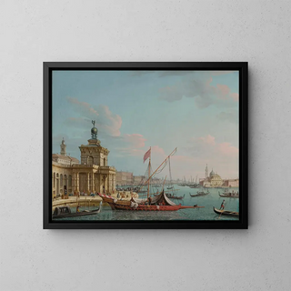 Pietro Bellotti - Venice with the Punta della Dogana looking East towards the Doges Palace.webp