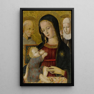 Pietro Di Domenico - Madonna And Child With Saint Bernardino And Saint Catherine Of Siena.webp