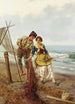 Le filet du pêcheur - Pietro Gabrini — vy av konstverket